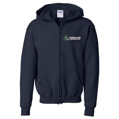 Goodland Montessori - Heavy Blend Youth Full-Zip Hooded Sweatshirt Thumbnail