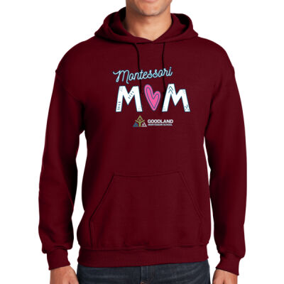Montessori Mom - Heavy Blend Hooded Sweatshirt Thumbnail