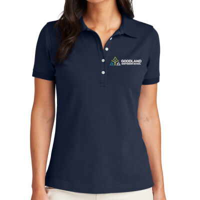 Goodland Montessori - Women's Pima Cotton Pique Polo Thumbnail