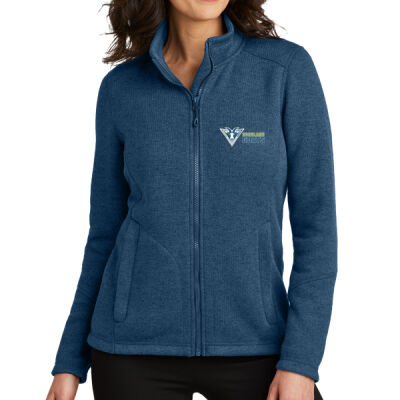 Goodland Goats - Ladies Arc Sweater Fleece Jacket Thumbnail