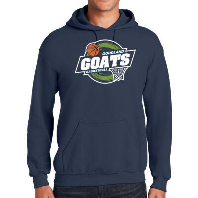 Goodland Goats Basketball - Heavy Blend Hooded Sweatshirt Thumbnail