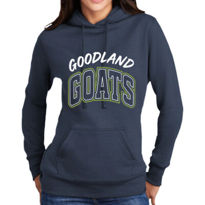Goodland Goats - Ladies Core Fleece Pullover Hooded Sweatshirt - LPC78H Thumbnail