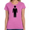 Ladies Heavy Cotton 100% Cotton T Shirt Thumbnail