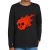 Youth Heavy Cotton 100% Cotton Long Sleeve T Shirt Thumbnail