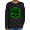 Youth Heavy Cotton 100% Cotton Long Sleeve T Shirt Thumbnail