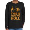 Youth Heavy Cotton 100% Cotton Long Sleeve T Shirt Thumbnail