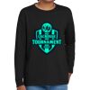 Youth Heavy Cotton 100% Cotton Long Sleeve T Shirt Thumbnail