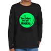 Youth Heavy Cotton 100% Cotton Long Sleeve T Shirt Thumbnail