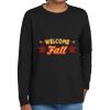 Youth Heavy Cotton 100% Cotton Long Sleeve T Shirt Thumbnail