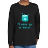 Youth Heavy Cotton 100% Cotton Long Sleeve T Shirt Thumbnail