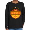Youth Heavy Cotton 100% Cotton Long Sleeve T Shirt Thumbnail